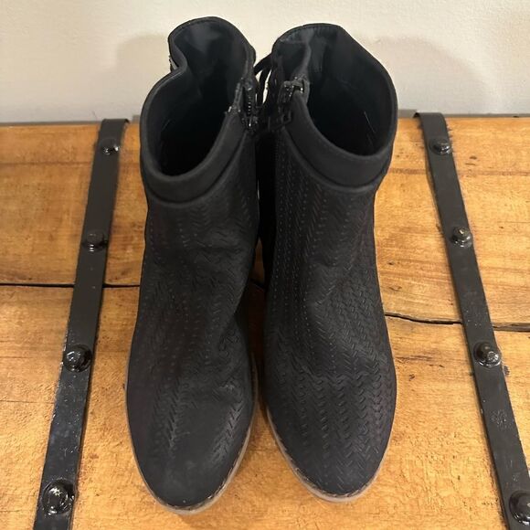 ROXY | Black Devon Heel Ankle Boot size 6 - Picture 4 of 7